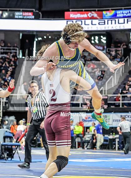 Thumbnail 3 in NYSPHSAA Division 2 State Championships (Semi Finals 101 to 138) photogallery.