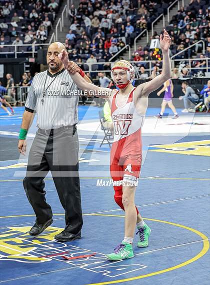 Thumbnail 1 in NYSPHSAA Division 2 State Championships (Semi Finals 101 to 138) photogallery.