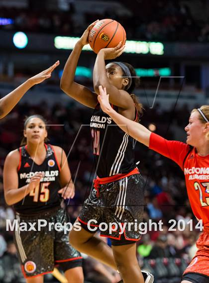 Thumbnail 3 in McDonald's All American Girls Game photogallery.
