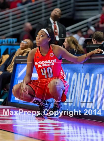Thumbnail 2 in McDonald's All American Girls Game photogallery.