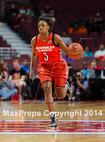 Thumbnail 2 in McDonald's All American Girls Game photogallery.
