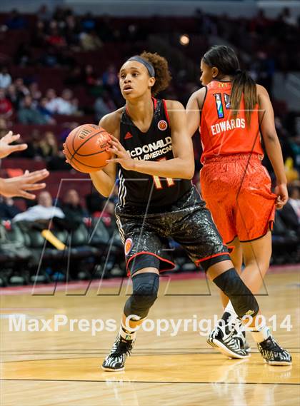 Thumbnail 2 in McDonald's All American Girls Game photogallery.