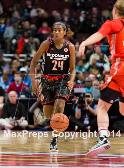 Thumbnail 2 in McDonald's All American Girls Game photogallery.