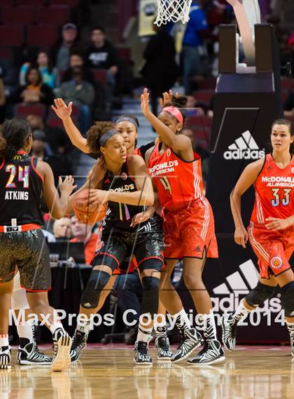 Thumbnail 2 in McDonald's All American Girls Game photogallery.