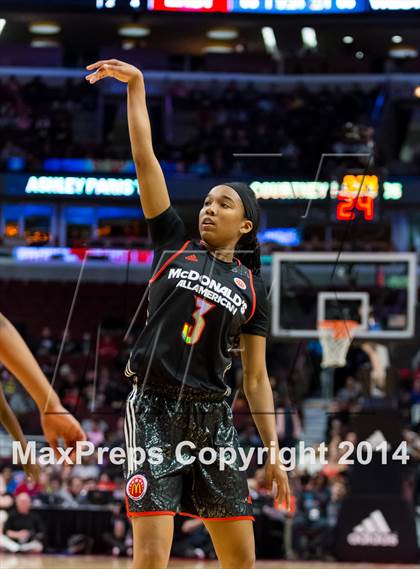 Thumbnail 2 in McDonald's All American Girls Game photogallery.
