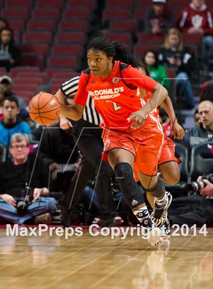 Thumbnail 2 in McDonald's All American Girls Game photogallery.