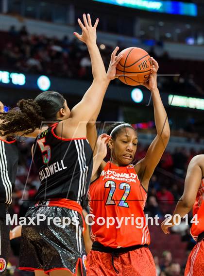 Thumbnail 2 in McDonald's All American Girls Game photogallery.