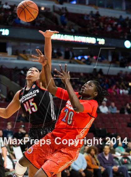 Thumbnail 2 in McDonald's All American Girls Game photogallery.