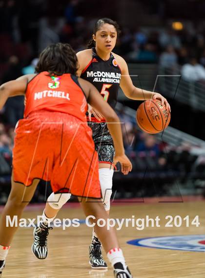 Thumbnail 2 in McDonald's All American Girls Game photogallery.