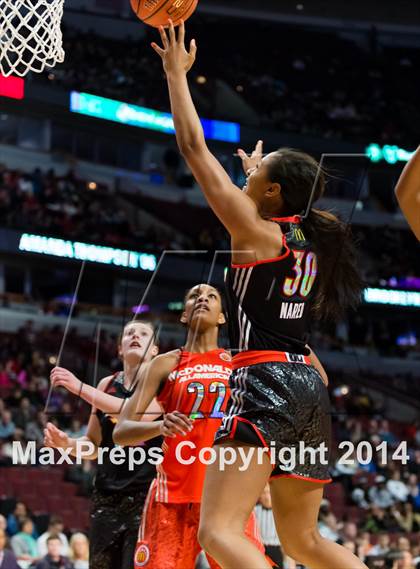 Thumbnail 1 in McDonald's All American Girls Game photogallery.