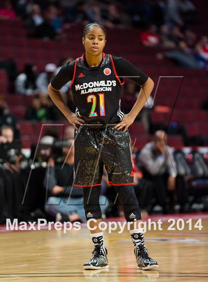 Thumbnail 2 in McDonald's All American Girls Game photogallery.