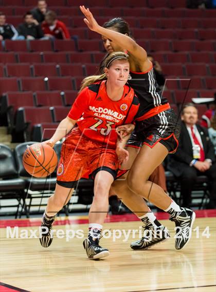 Thumbnail 2 in McDonald's All American Girls Game photogallery.