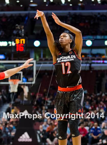 Thumbnail 1 in McDonald's All American Girls Game photogallery.