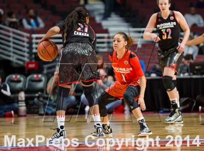 Thumbnail 2 in McDonald's All American Girls Game photogallery.