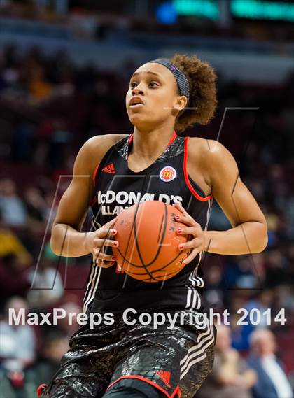 Thumbnail 2 in McDonald's All American Girls Game photogallery.