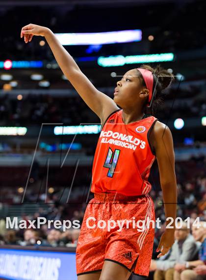 Thumbnail 1 in McDonald's All American Girls Game photogallery.