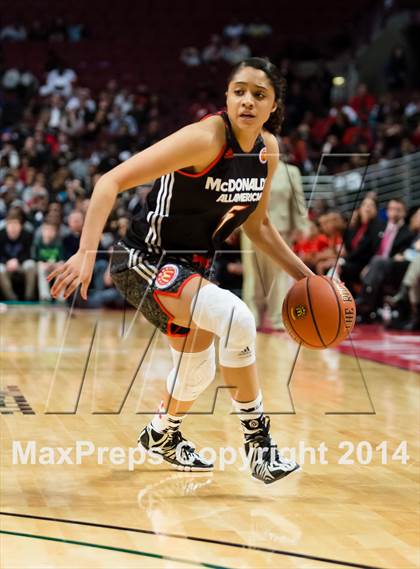 Thumbnail 2 in McDonald's All American Girls Game photogallery.