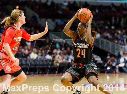 Thumbnail 2 in McDonald's All American Girls Game photogallery.