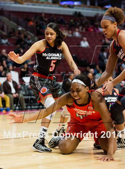 Thumbnail 2 in McDonald's All American Girls Game photogallery.