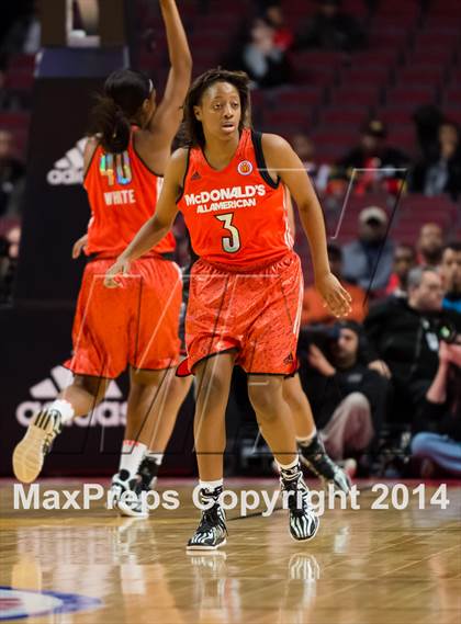 Thumbnail 1 in McDonald's All American Girls Game photogallery.