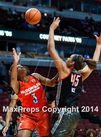 Thumbnail 2 in McDonald's All American Girls Game photogallery.