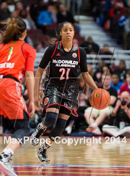 Thumbnail 2 in McDonald's All American Girls Game photogallery.