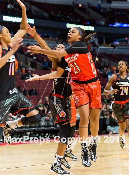 Thumbnail 1 in McDonald's All American Girls Game photogallery.