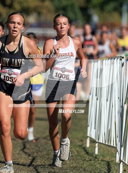 Thumbnail 1 in UIL 1A Girls Cross Country State Final photogallery.