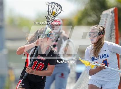 Thumbnail 2 in Palos Verdes vs. Westlake (LA Lax Foundation Semi Final) photogallery.