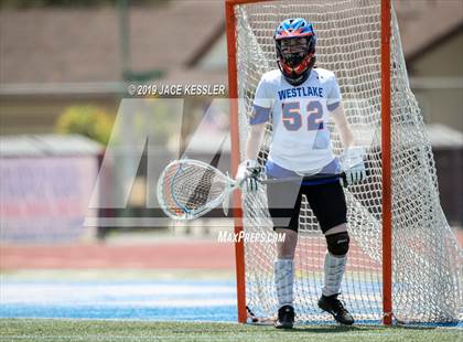 Thumbnail 1 in Palos Verdes vs. Westlake (LA Lax Foundation Semi Final) photogallery.