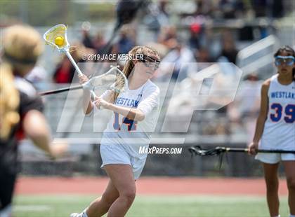 Thumbnail 1 in Palos Verdes vs. Westlake (LA Lax Foundation Semi Final) photogallery.