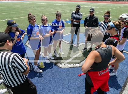Thumbnail 3 in Palos Verdes vs. Westlake (LA Lax Foundation Semi Final) photogallery.