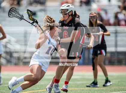 Thumbnail 3 in Palos Verdes vs. Westlake (LA Lax Foundation Semi Final) photogallery.