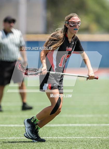 Thumbnail 1 in Palos Verdes vs. Westlake (LA Lax Foundation Semi Final) photogallery.