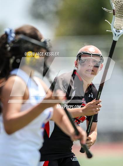 Thumbnail 1 in Palos Verdes vs. Westlake (LA Lax Foundation Semi Final) photogallery.