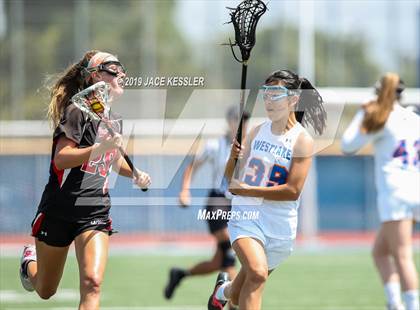 Thumbnail 1 in Palos Verdes vs. Westlake (LA Lax Foundation Semi Final) photogallery.