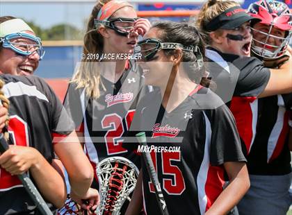 Thumbnail 3 in Palos Verdes vs. Westlake (LA Lax Foundation Semi Final) photogallery.