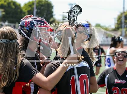 Thumbnail 3 in Palos Verdes vs. Westlake (LA Lax Foundation Semi Final) photogallery.