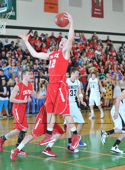 Thumbnail 3 in Colfax vs. Unity (WIAA D4 Sectional Semifinal)  photogallery.