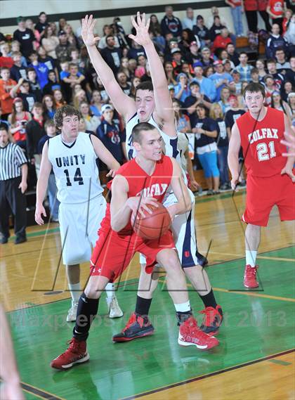Thumbnail 1 in Colfax vs. Unity (WIAA D4 Sectional Semifinal)  photogallery.