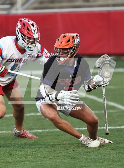 Thumbnail 3 in Marvin Ridge @ Charlotte Catholic (NCHSAA 4A Round 4) photogallery.