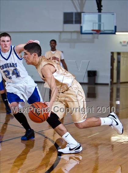 Thumbnail 3 in Mt. Carmel Academy vs. Covenant Christian (Living Stones Tournament) photogallery.