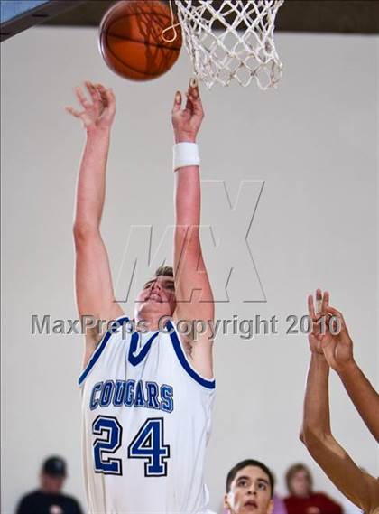 Thumbnail 3 in Mt. Carmel Academy vs. Covenant Christian (Living Stones Tournament) photogallery.