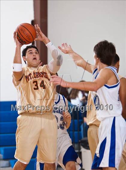 Thumbnail 1 in Mt. Carmel Academy vs. Covenant Christian (Living Stones Tournament) photogallery.
