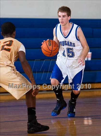 Thumbnail 1 in Mt. Carmel Academy vs. Covenant Christian (Living Stones Tournament) photogallery.
