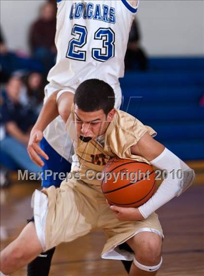 Thumbnail 1 in Mt. Carmel Academy vs. Covenant Christian (Living Stones Tournament) photogallery.