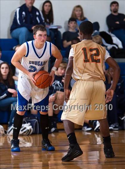 Thumbnail 2 in Mt. Carmel Academy vs. Covenant Christian (Living Stones Tournament) photogallery.