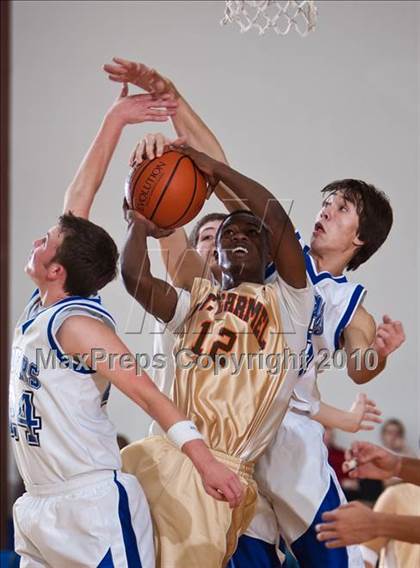 Thumbnail 1 in Mt. Carmel Academy vs. Covenant Christian (Living Stones Tournament) photogallery.