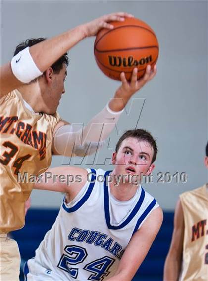 Thumbnail 3 in Mt. Carmel Academy vs. Covenant Christian (Living Stones Tournament) photogallery.