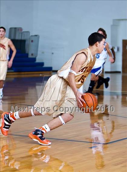 Thumbnail 2 in Mt. Carmel Academy vs. Covenant Christian (Living Stones Tournament) photogallery.